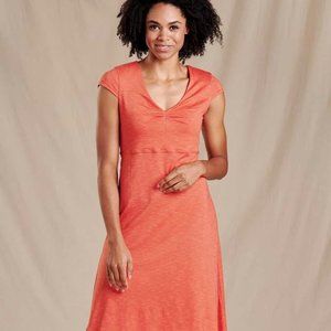 Toad & Co Rosemarie Dress Pink Small